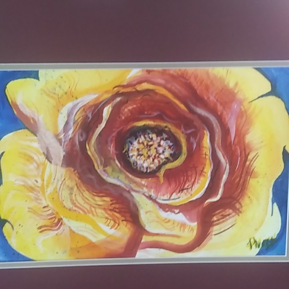 Vintage Flower Watercolor